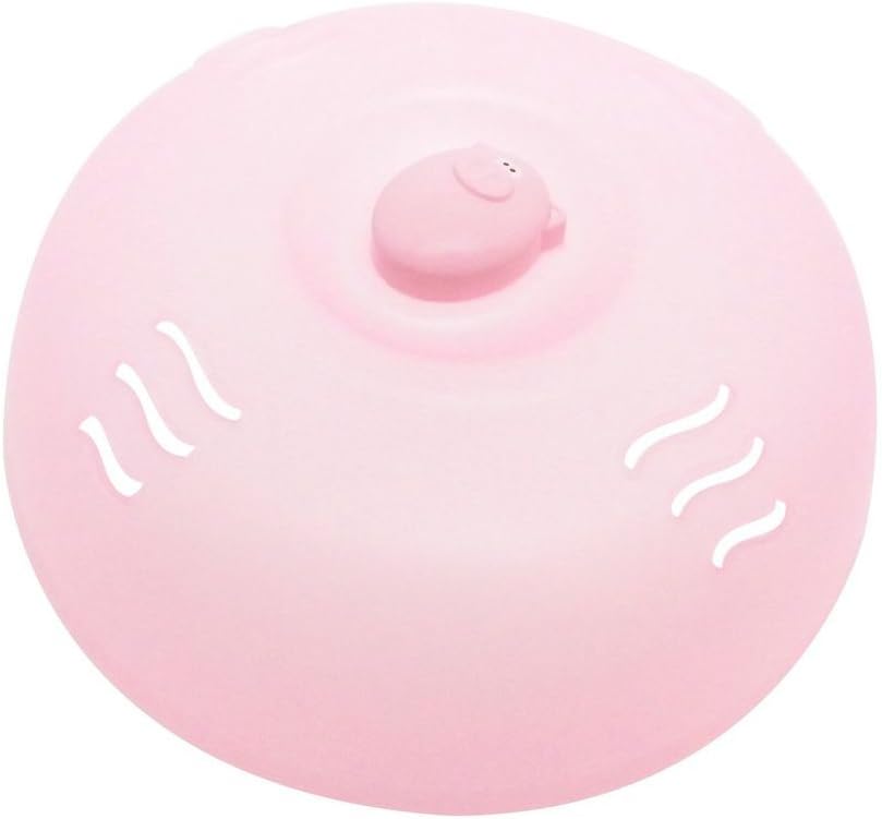 Joie Oink Pig Plastic Splatter-Proof Microwave Plate Cover, Pink