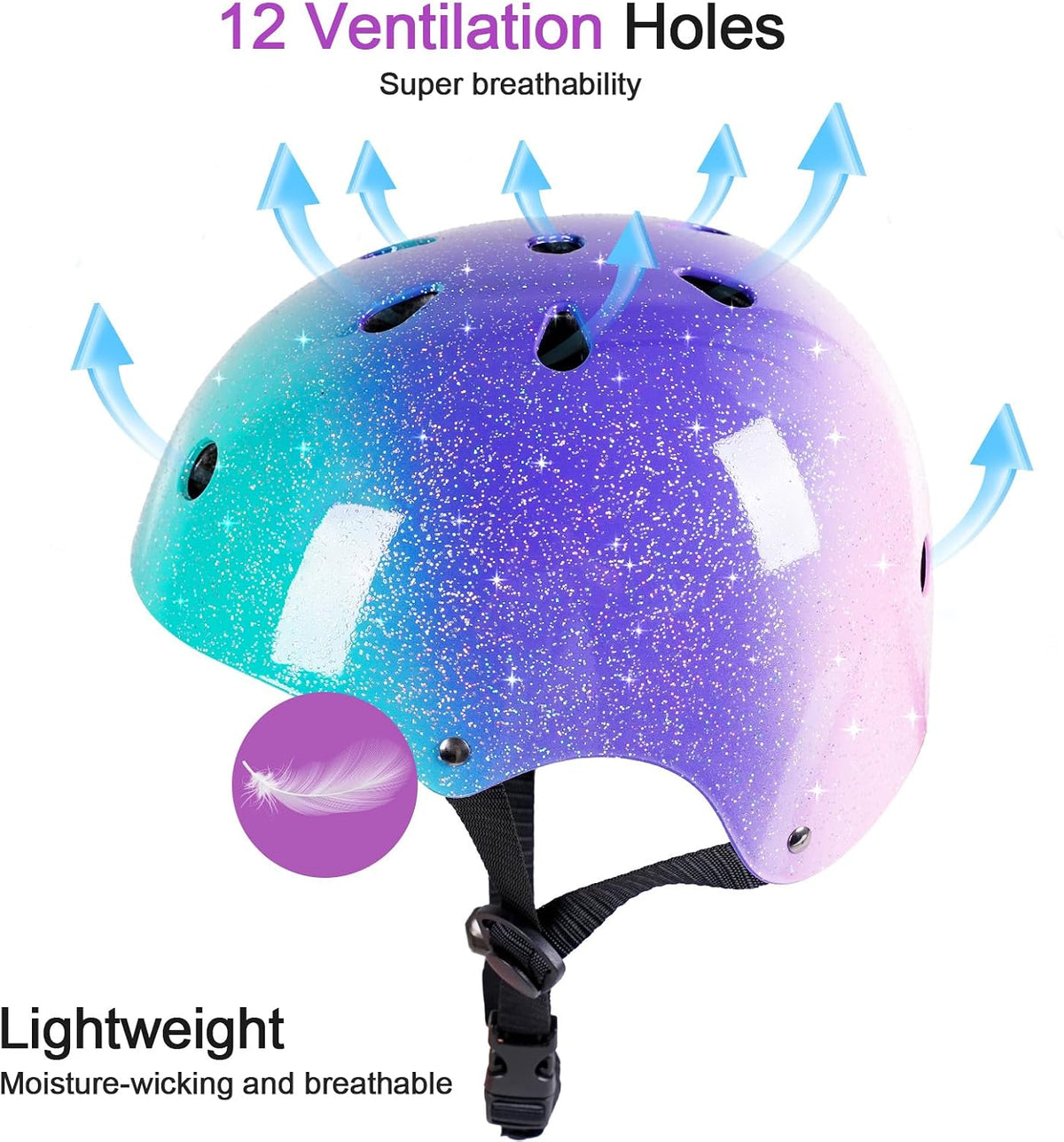 Kids Bike Helmet for 3-5-8-14 Years Kids Girls Boys Youth Bicycle Helmet for Scooter Balance Bike Roller Skating Skateboard Helmet