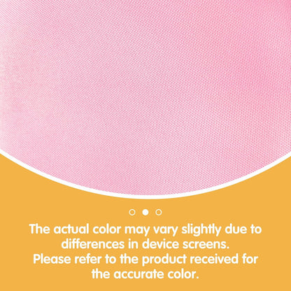 4 Pack Pink Round Tablecloths 120 Inch for 60" Tables