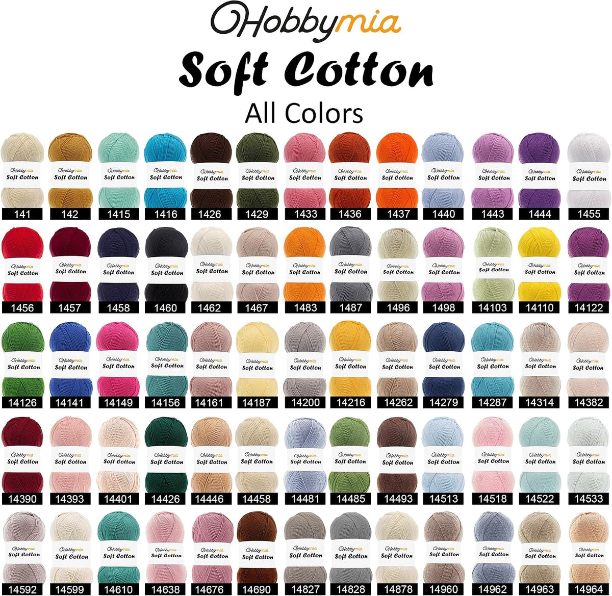 Soft Cotton Blend Crochet Yarn – Sport Weight Yarn for Crochet & Knitting – 100g / 361yds – 55% Cotton 45% Acrylic – Ideal for Amigurumi & Baby Projects (Pink - Bright Pink, 1 Skein)