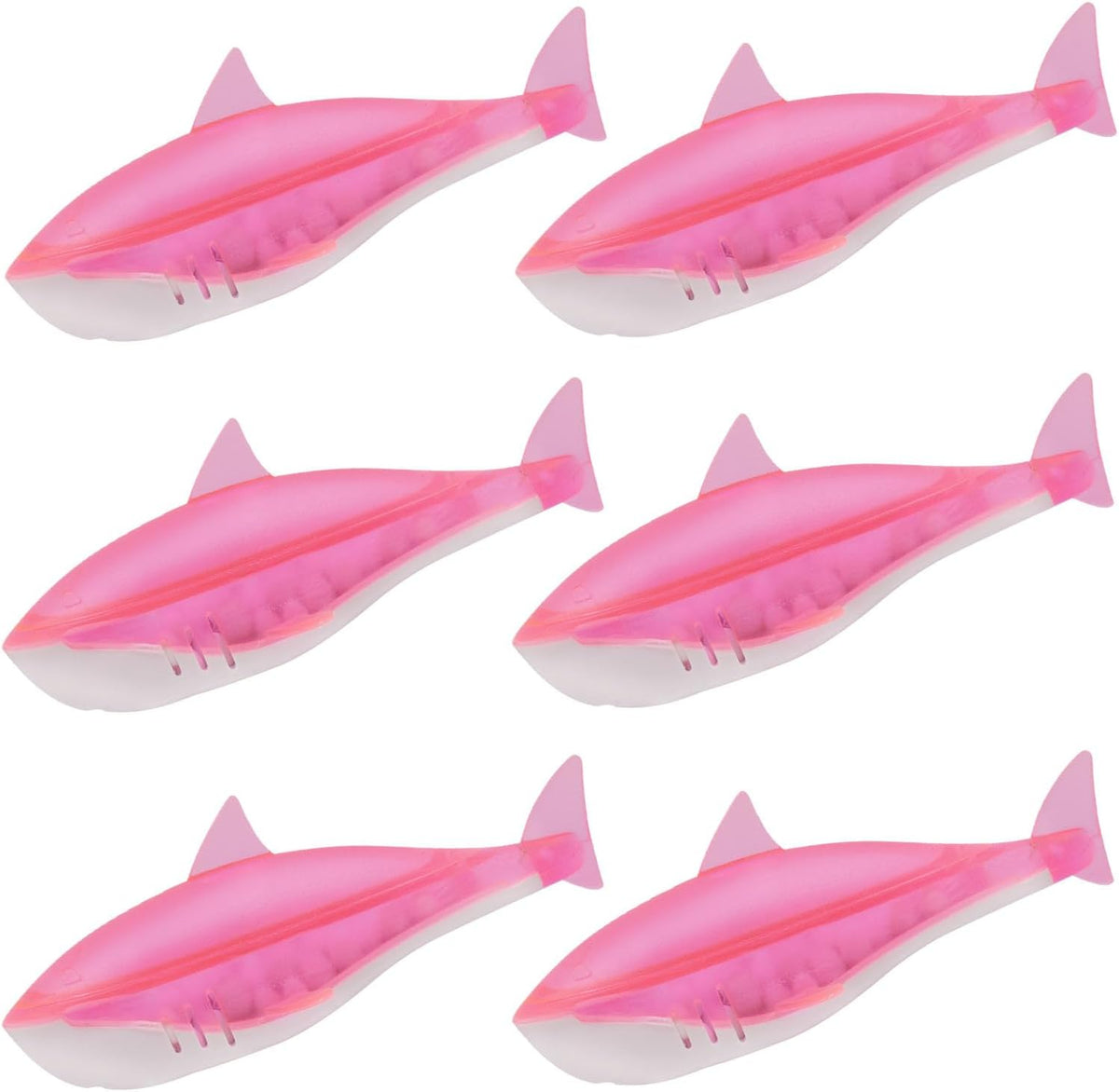 Humidfier Cleaner Fish for Humidifier & Fish Tank, 6 Pack Pink Shark