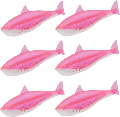 Humidfier Cleaner Fish for Humidifier & Fish Tank, 6 Pack Pink Shark
