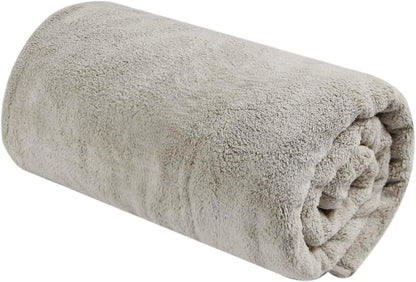 Soft Coral Fleece Large Bath Towel 55 x 30 Inches