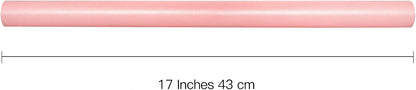 Pink Gift Wrapping Paper - Solid Color Pearly Shiny Silk Paper for Mother's Day, Valentine's Day, Wedding, Birthday, Baby Shower Girls, Bridal Shower, Anniversary, Easter - 17 Inch X 32.8 Feet