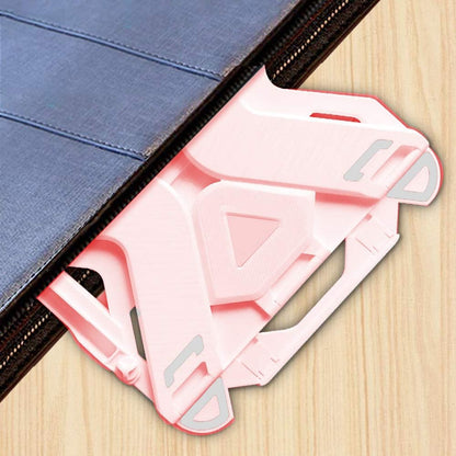 Ergonomic Adjustable Laptop Stand Riser, Portable Notebook Holder Mount for MacBook, Dell, Thinkpad & More 10-15.6" - Pink