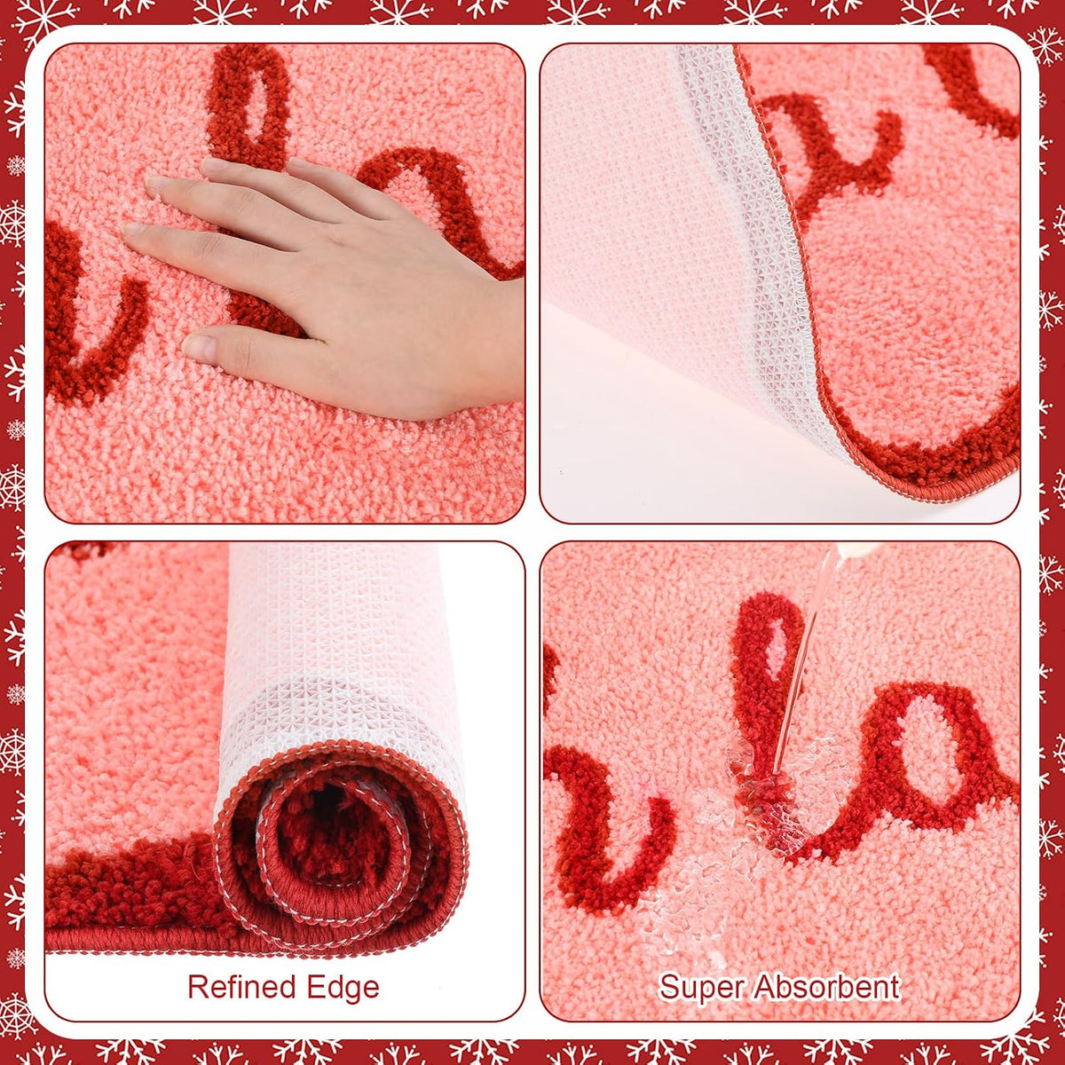 Pink Bathroom Rugs 20 x 31 Inch Ooh La La Funny Bath Mat