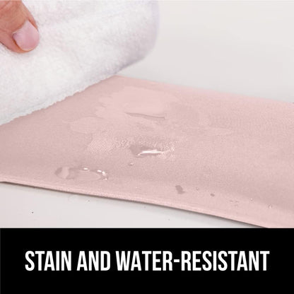 Memory Foam Wrist Rest for Computer Keyboard, 2 Piece Pink