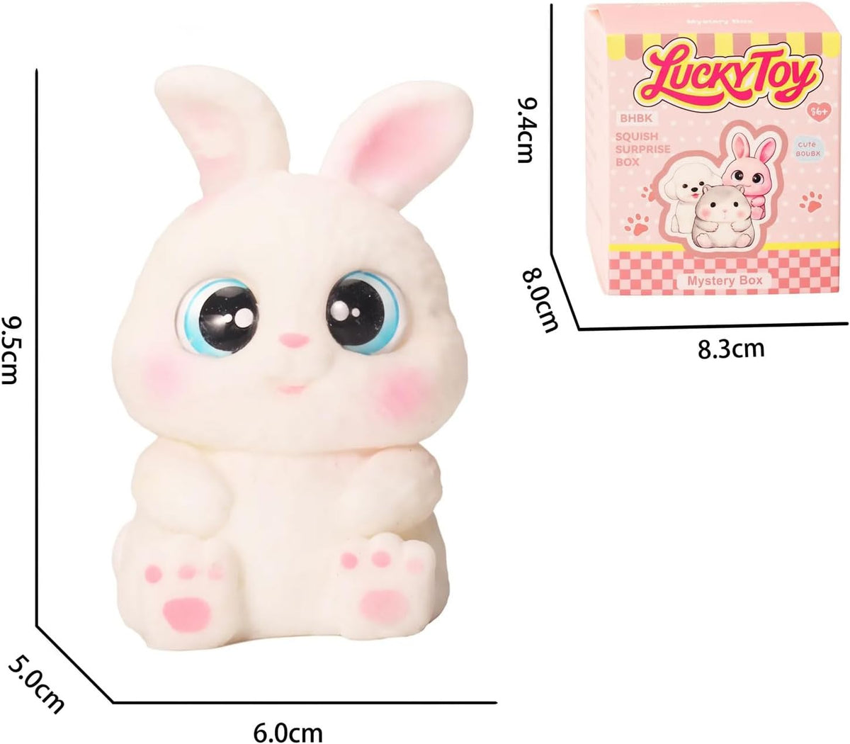 Squishy Toys, Soft Cute Rabbit-Shaped Sensory Fidget Toys Gifts for Adults