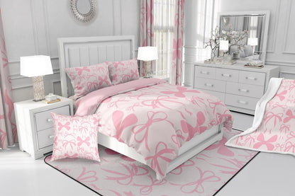 Cute Bowknot Throw Pillow Covers Set of 2