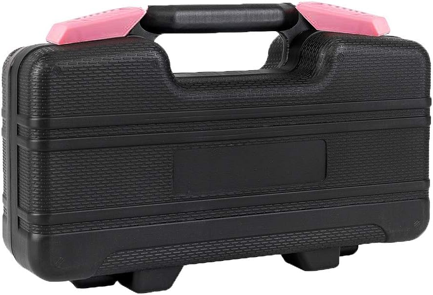 Small Homeowner Tool Set,39 Pieces General Household DIY Repair Hand Tool Kit with Plastic Tool box Storage Case,Household Machinery Repair Kit,Daily Home Maintenance (Pink)