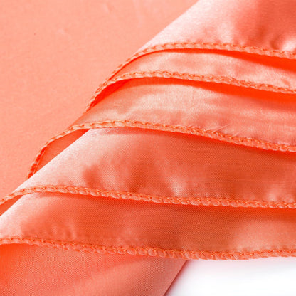 Pack of 50 Satin Napkins 12 x 12 Inch for Wedding Décor – Peach