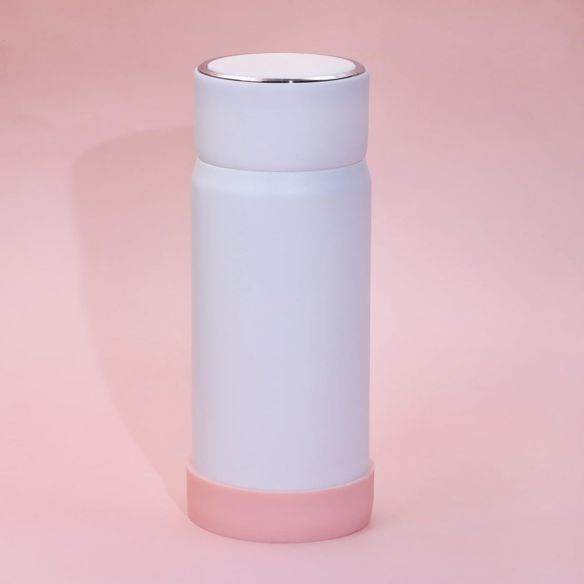 3pcs 6cm Silicon Protective Cup Mat Sleeve Heat-Resistant Bottle Holder Rubber Coaster Tumblers Protector Base Pad Non-Slip Bottom Cover Ring Accessories for Thermos Cup (Light Pink)