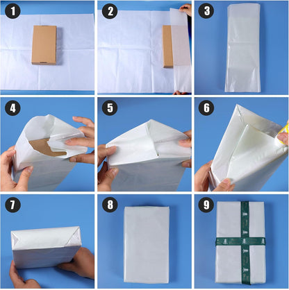 30 Sheets 19.7x13.8 Inch Metallic Tissue Papers