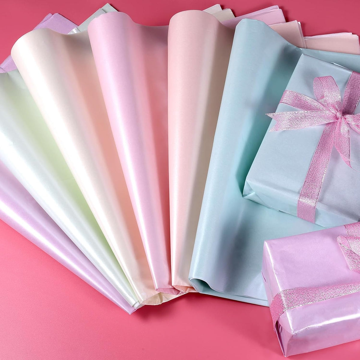 30 Sheets 19.7x13.8 Inch Metallic Tissue Papers
