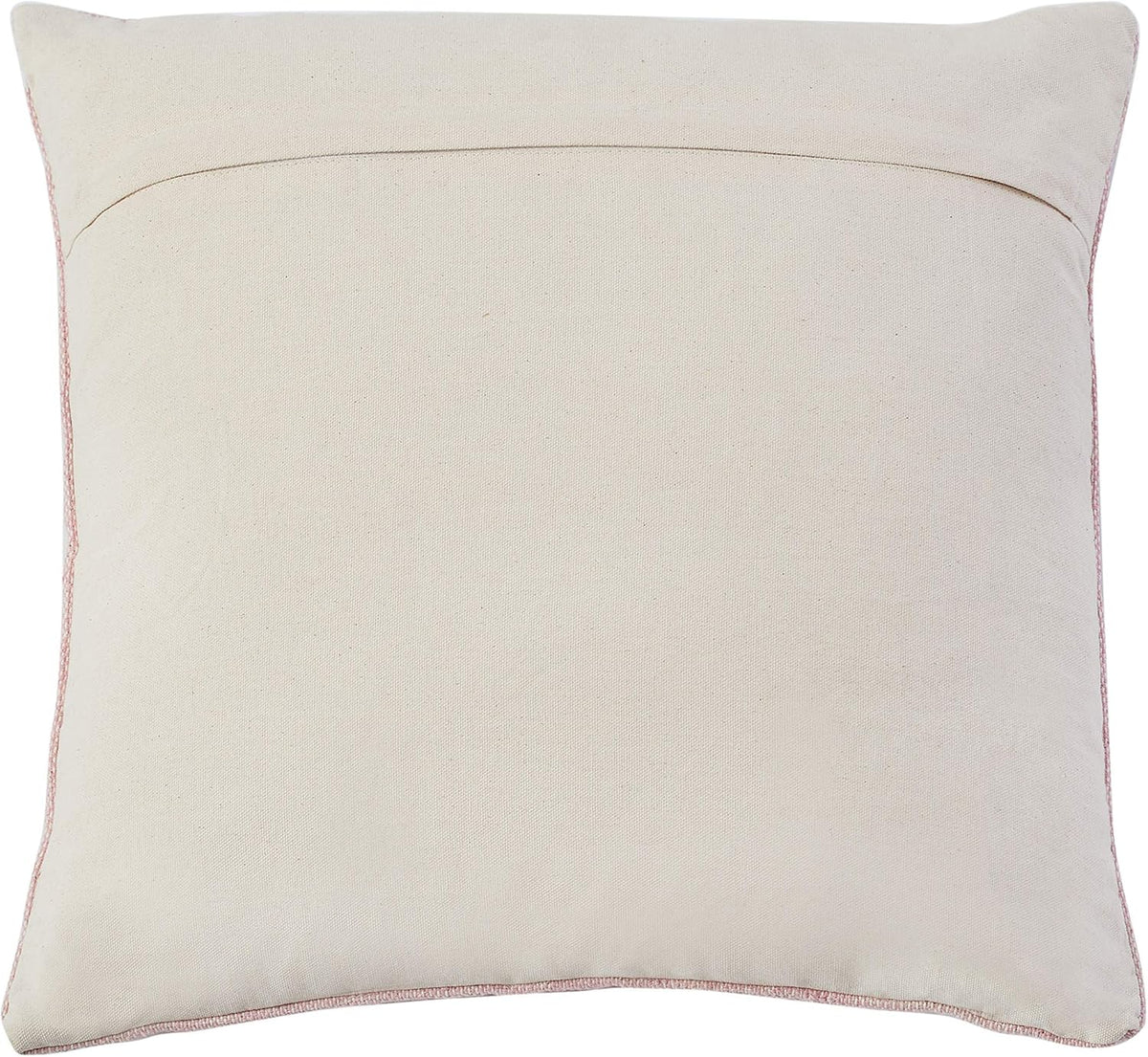 Home Collection Aletha Boho 18-inch Peach Square Decorative Accent Pillow