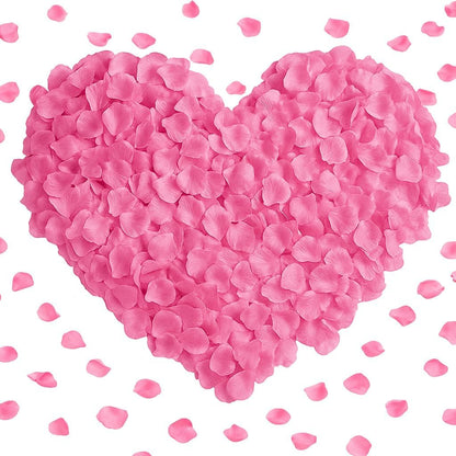 3000 Pcs Rose Petals Artificial Flowers Silk Petals Table Scatters for Romantic Special Night Decorations, Weddings, Valentine's Day, Proposals, Anniversaries, Bridal Showers Party Decor