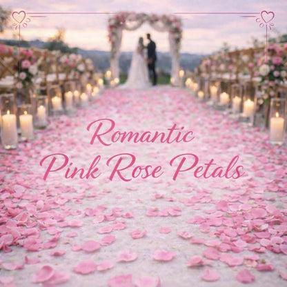 3000 Pcs Rose Petals Artificial Flowers Silk Petals Table Scatters for Romantic Special Night Decorations, Weddings, Valentine's Day, Proposals, Anniversaries, Bridal Showers Party Decor