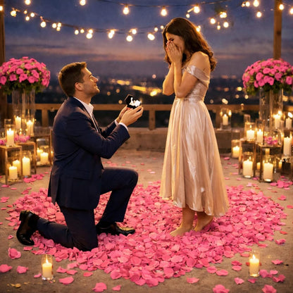 3000 Pcs Rose Petals Artificial Flowers Silk Petals Table Scatters for Romantic Special Night Decorations, Weddings, Valentine's Day, Proposals, Anniversaries, Bridal Showers Party Decor