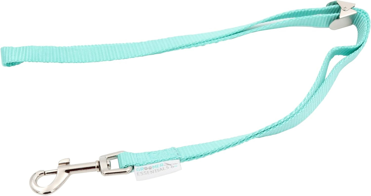 GROOMER ESSENTIALS 22" Grooming Loops in Turquoise - Secure and Stylish Restraints for Pet Grooming - Set of Essential Tools for Professional and Home Grooming