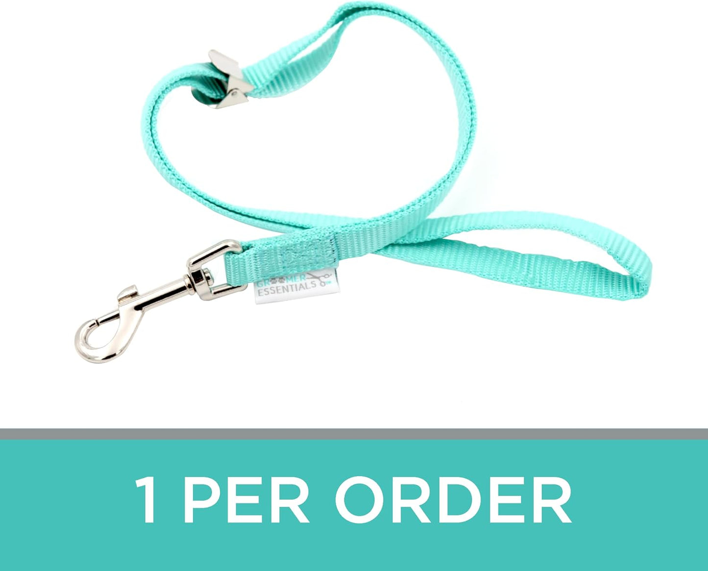 GROOMER ESSENTIALS 22" Grooming Loops in Turquoise - Secure and Stylish Restraints for Pet Grooming - Set of Essential Tools for Professional and Home Grooming