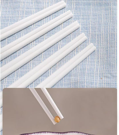 Pink Porcelain Chopsticks Set Gift Box,5 Pairs Premium Reusable Dishwasher Safe Chopsticks Gift Set With Case, High-grade Bone Ceramics Chopsticks With Delicate Box Pink
