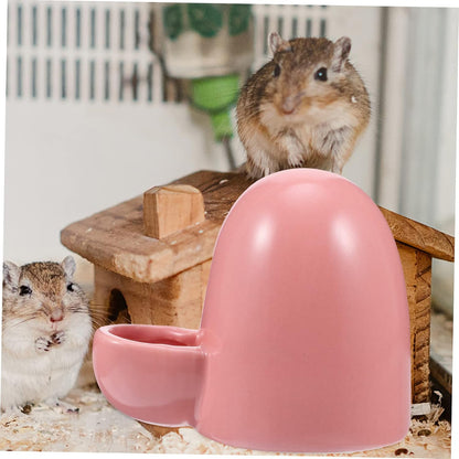 Mini Hamster Drinking Dispenser Automatic PET Water Fountain for Small Animals Pink Easy to Clean for Hamsters and Guinea Pigs