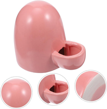 Mini Hamster Drinking Dispenser Automatic PET Water Fountain for Small Animals Pink Easy to Clean for Hamsters and Guinea Pigs