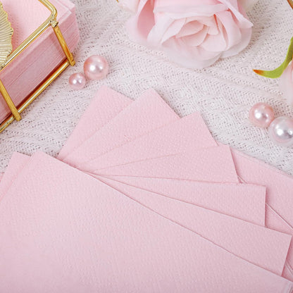 100-Count 2-Ply Pink Cocktail Napkins - Beverage Napkins Disposable Premium Quality - 5" x 5" Pink Paper Napkins for Birthday Party & Mother's Day,Bar,Weddings