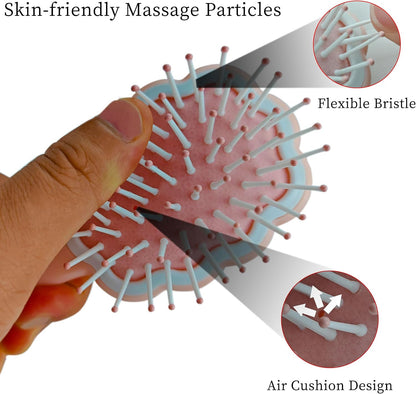 Gentle Cloud Air Cushion Brush Small Dogs Grooming (Pink)