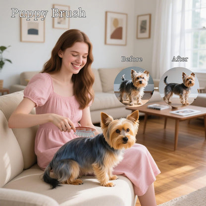 Gentle Cloud Air Cushion Brush Small Dogs Grooming (Pink)
