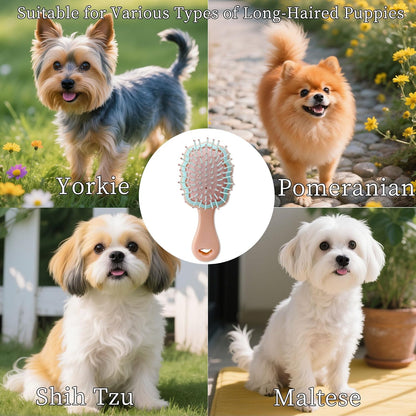 Gentle Cloud Air Cushion Brush Small Dogs Grooming (Pink)