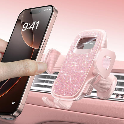 Phone Holders for Car with New Metal Hook Clip, Handy Air Vent Car Mount