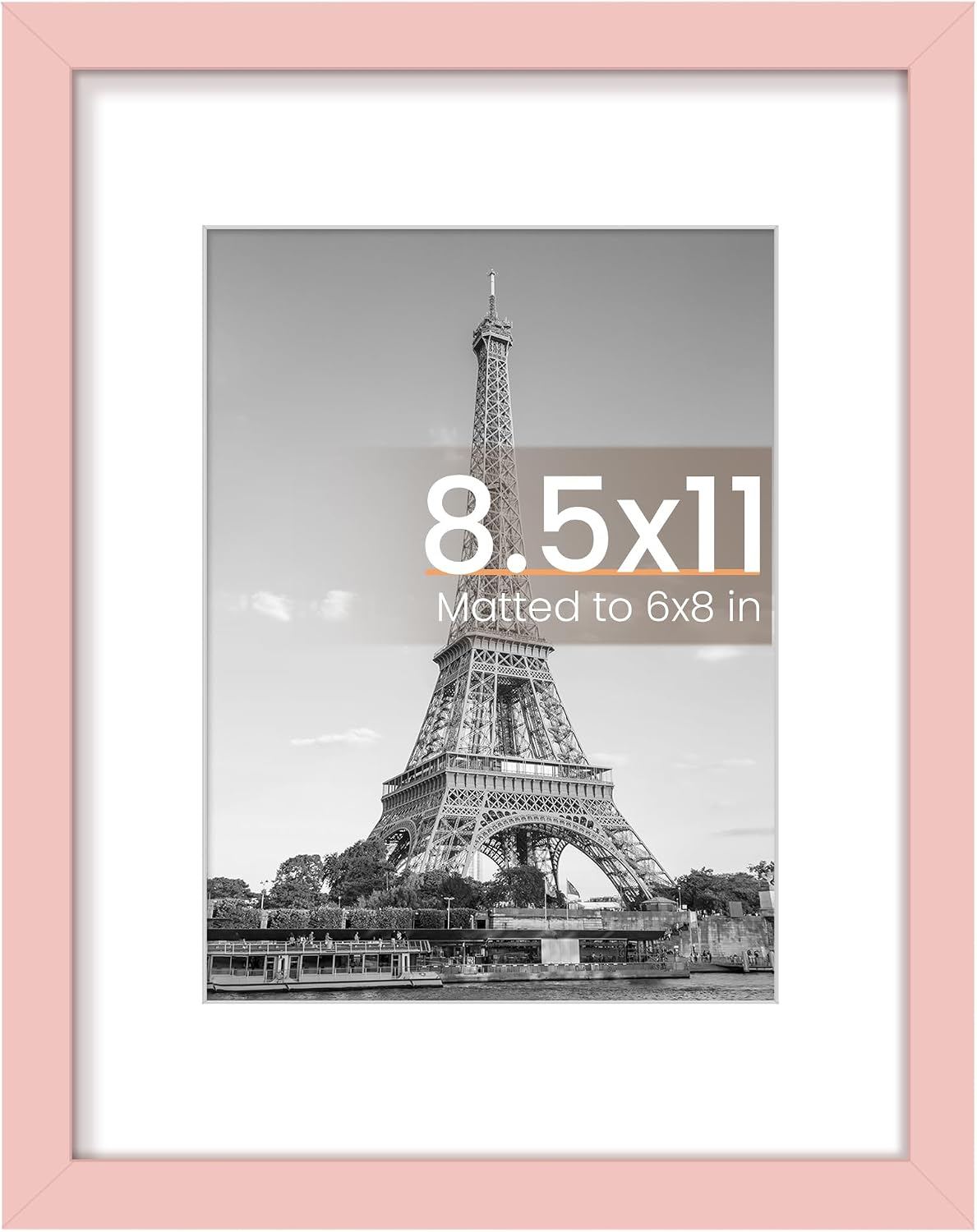 8.5 By 11 Picture Frame, Certificate Frames, Pink 1 Pack