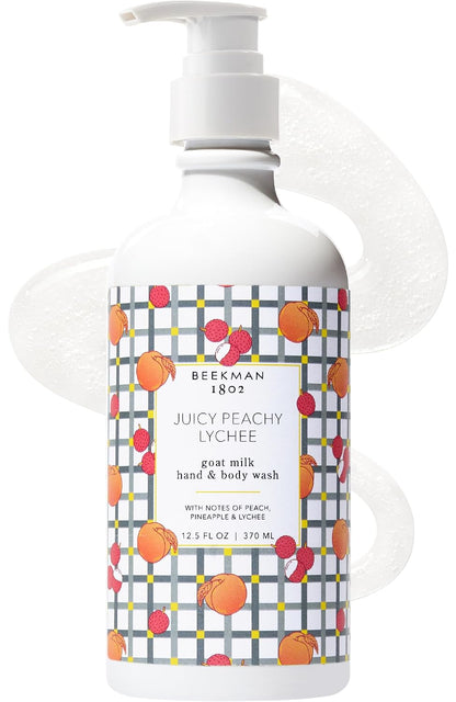 Goat Milk Hand Soap, Juicy Peachy Lychee, 12.5 fl oz