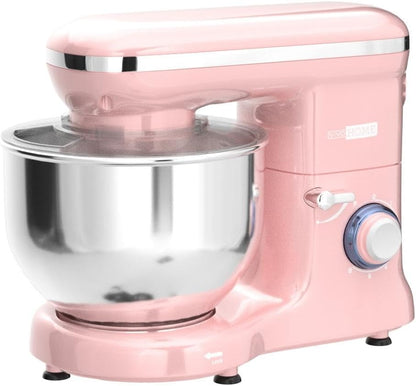 Stand Mixer, 6-Quart Tilt-Head Kitchen Mixer with Bowl, Pink