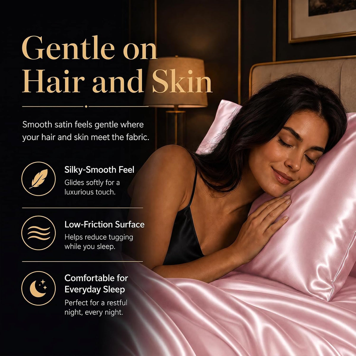Satin Sheets Queen, 4-Piece 14-Inch Deep Pocket Sheet Set