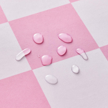 Checkered Table Cloth, Classic Checkerboard Tablecloth for Picnic, Party, Dinner Table Cover, Waterproof Washable Wrinkle Resistant (Pink, 55''x71'' (Rectangle))