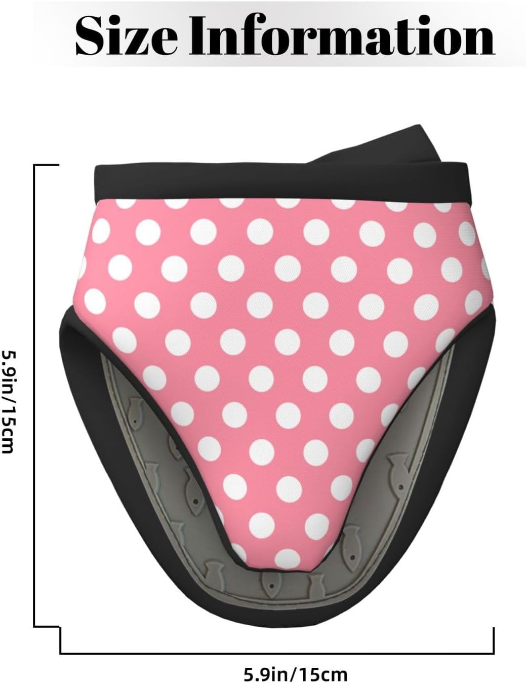 Light Pink Polka Dot Print (a) Oven Mitts, Mini Silicone Oven Mitts Heat Resistant, Cute Pot Holders for Kitchen Cooking & Baking Gloves