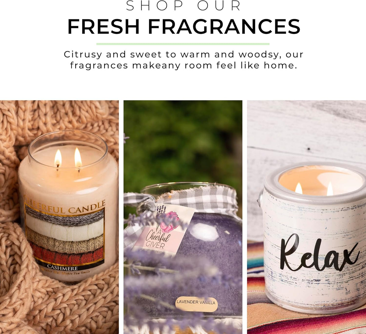 Juicy Peach Scented Glass Jar Candle (16 oz) with Lid & True to Life Fragrance Made in USA