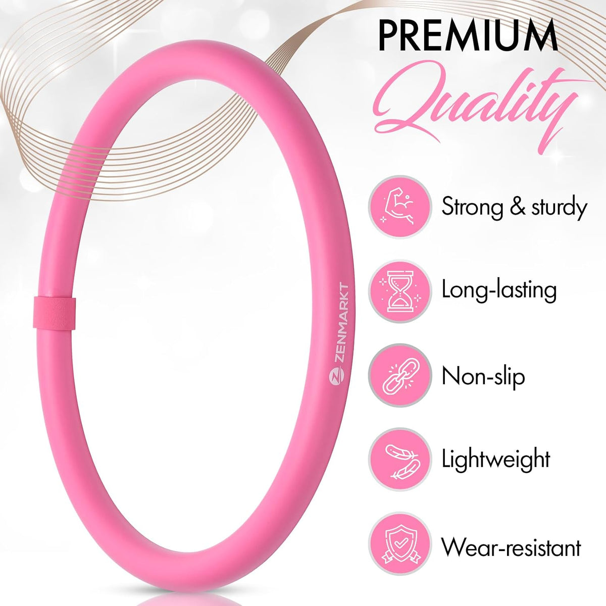 Weighted Fitness Hoop for Arm and Shoulder Workouts
