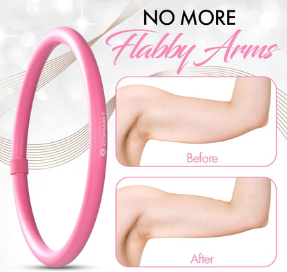 Weighted Fitness Hoop for Arm and Shoulder Workouts