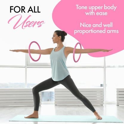 Weighted Fitness Hoop for Arm and Shoulder Workouts