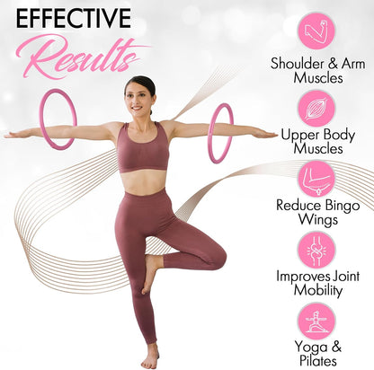 Weighted Fitness Hoop for Arm and Shoulder Workouts