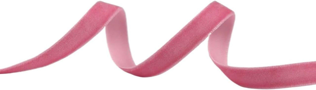 Velvet Ribbon for Gift Wrapping Christmas Decoration (07 (Peach),3/8'' (10mm) x 5 Yards)