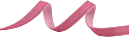 Velvet Ribbon for Gift Wrapping Christmas Decoration (07 (Peach),3/8'' (10mm) x 5 Yards)