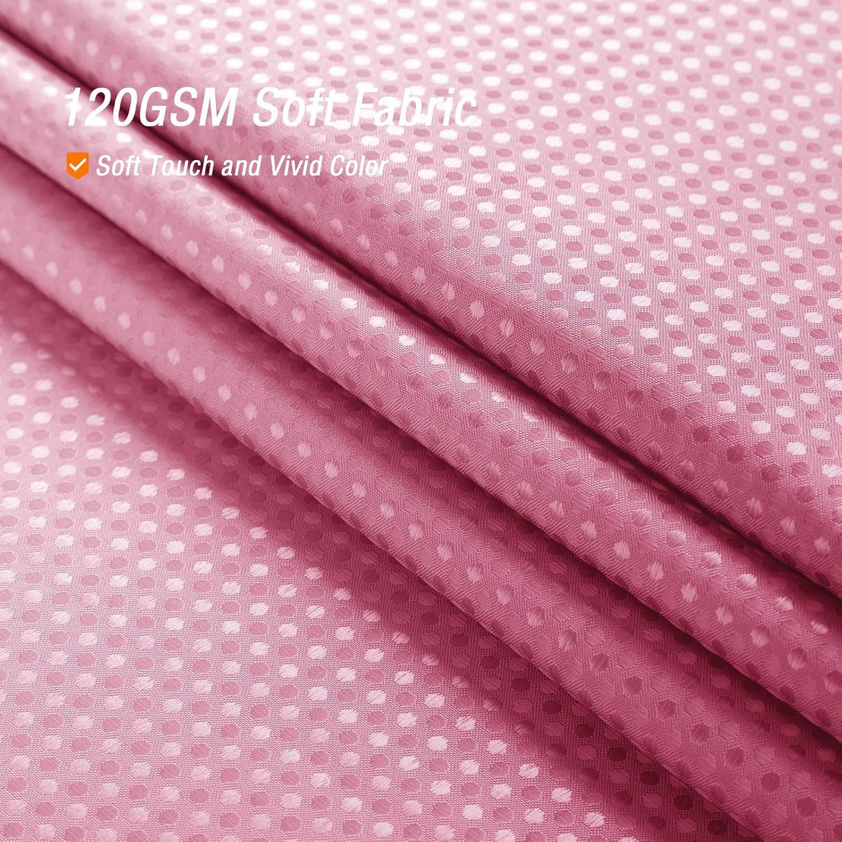 Pink Ombre Fabric Shower Curtain for Bath Decor, 72 x 72