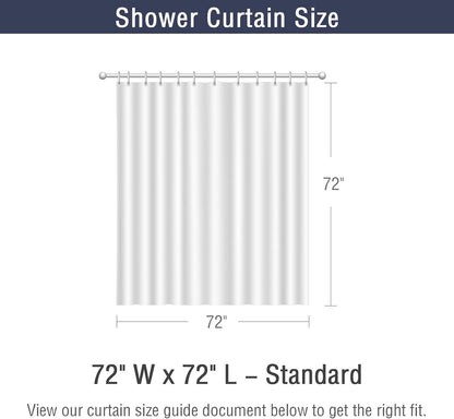 Pink Ombre Fabric Shower Curtain for Bath Decor, 72 x 72