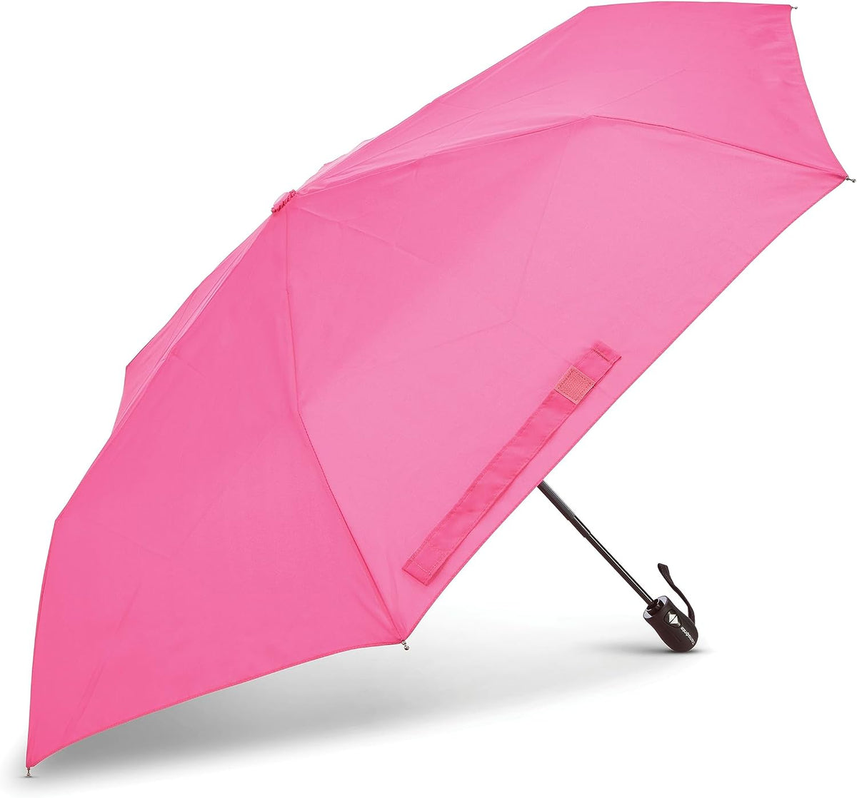 Compact Auto Open/Close Umbrella, Bright Pink, One Size