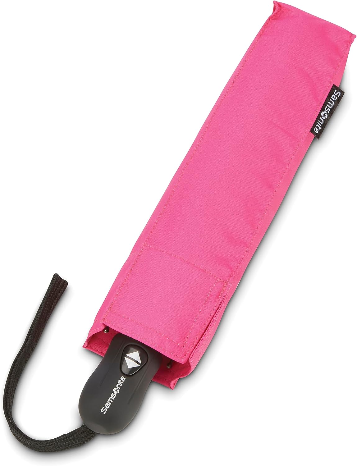Compact Auto Open/Close Umbrella, Bright Pink, One Size