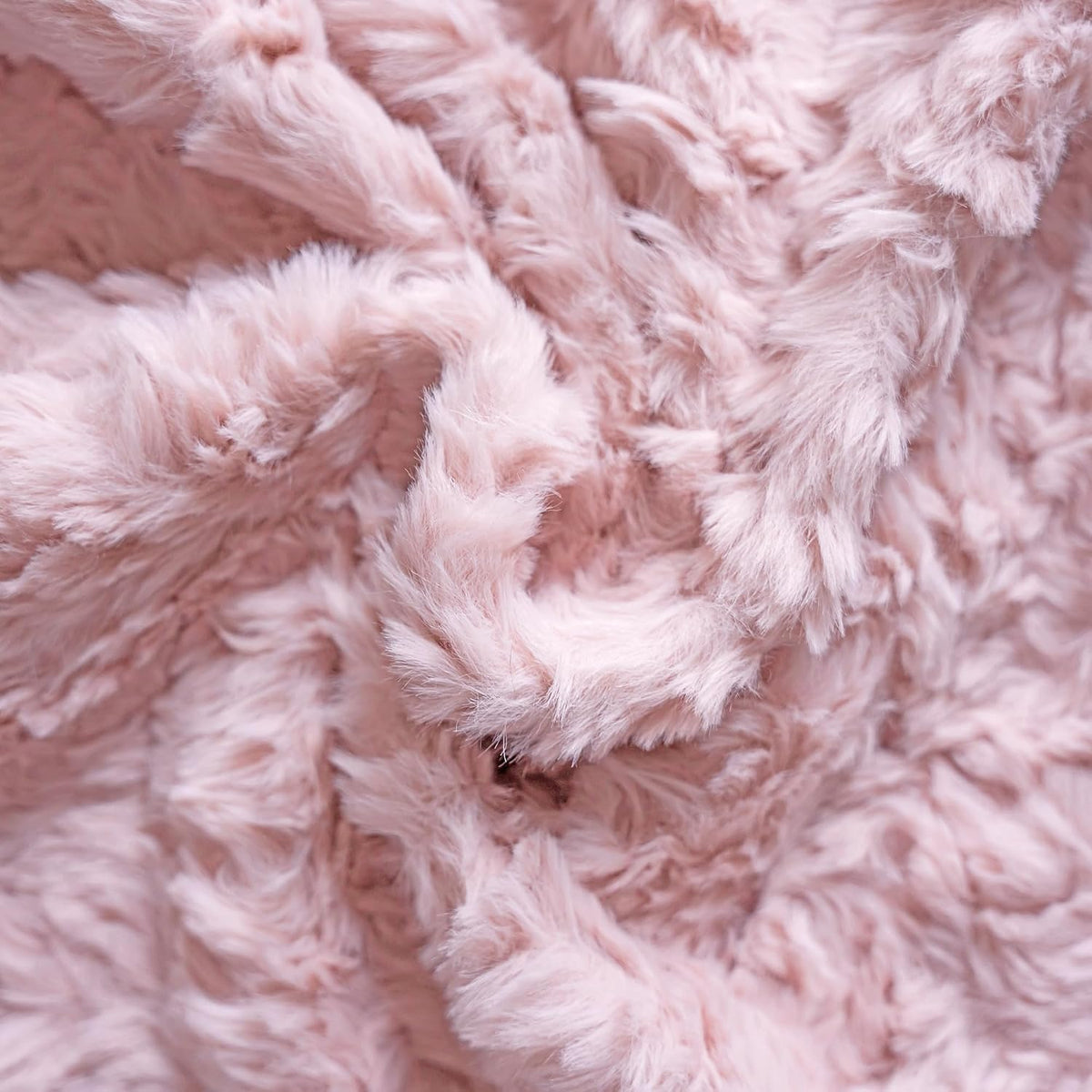 Pink Faux Fur Cozy Soft Solid Fuzzy Decorative Throw Pillow Covers 18x18 inch Set of 2,Velvet Pillowcase Cushion Case for Sofa Couch